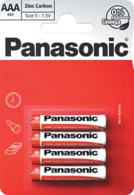 Батарейка Panasonic Zinc Carbon R03REL/4BP AAA (мізинчикова) 1,5 V 4 шт