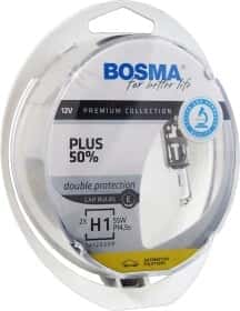 Автолампа Bosma Plus 50 H1 P14,5s 55 W прозрачная 4070