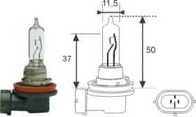Автолампа Magneti Marelli H9 PGJ19-5 65 W прозора 002548100000