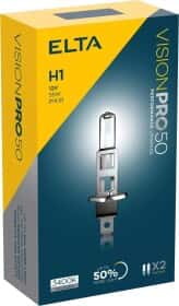 Автолампа Elta Automotive Vision Pro 50 H1 P14,5s 55 W прозора EB3488TR