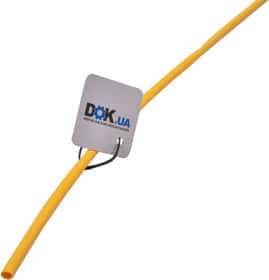 Термоусадка Apro ZRG-6Y 6.0/3.0 мм цвет желтый 1 м 30 шт