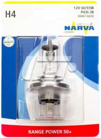 Автолампа Narva H4 P43t-38 55 W 60 W прозора 48861B1