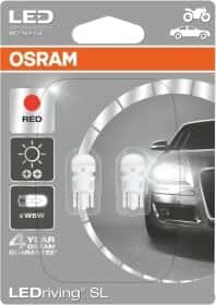 Автолампа Osram LEDriving Standard W5W W2,1x9,5d 0,5 W біла 2880R-02B