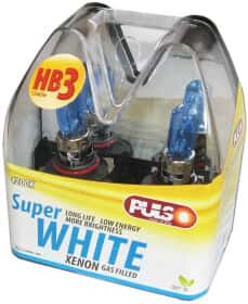 Автолампа Pulso Super White HB3 P20d 65 W светло-голубая LP-95651
