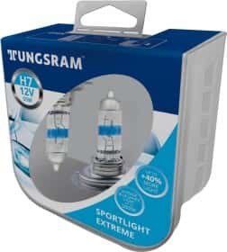 Автолампа Tungsram Sportlight Extreme H7 PX26d 55 W прозрачно-голубая 58520SUP2PL