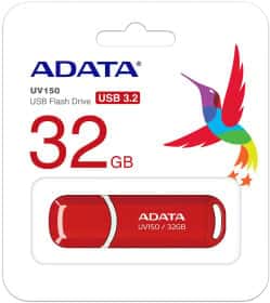 Флешка Adata UV150 Red 32 ГБ
