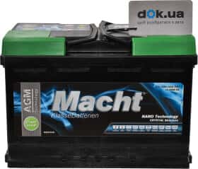 Акумулятор Macht 6 CT-70-R AGM Start Stop 25944