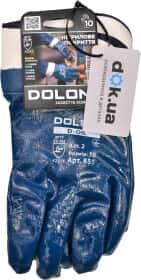 Краги Doloni D-Oil трикотажні з нітриловим покриттям сині