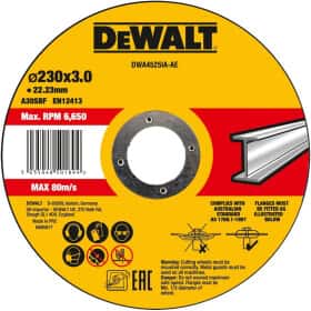 Круг отрезной DeWALT DWA4525IA 230 мм