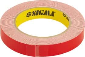 Двухсторонний скотч Sigma 8430221 на пенополиэтиленовой основе 15 мм x 5 м