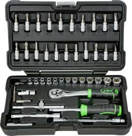 Набор торцевых головок и комплектующих JBM 54109 1/4" (46 пр.)