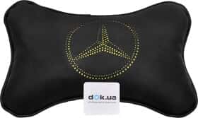 Подушка-підголовник StatusCASE чорна Mercedes-Benz ap00802