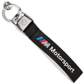 Брелок-ремешок BMW Key Ring Pendant M Motorsport черный 80272461131