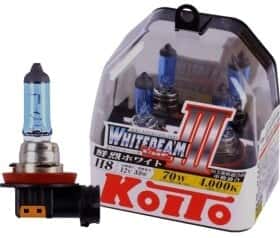 Автолампа KOITO WhiteBeam ver. III H8 PGJ19-1 35 W світло-блакитна P0758W