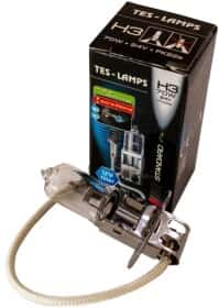 Автолампа Tes-Lamps Standard H3 PK22s 70 W прозора 2880015