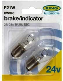 Автолампа Ring P21W BA15d 21 W прозрачная RW346