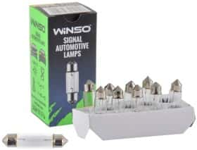 Автолампа Winso C10W SV8,5 10 W прозрачная 725220