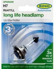 Автолампа Ring Lifetime Long Life H7 PX26d 55 W прозора REU477LL Автолампа Ring Lifetime Long Life H7 PX26d 55 W прозора REU477LL