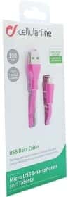 Кабель CellularLine USBDATACMICROUSBP USB - Micro USB 1 м