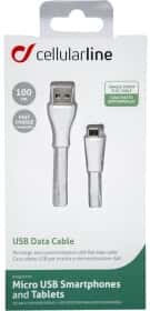 Кабель CellularLine USBDATACMICROUSBW USB - Micro USB 1 м