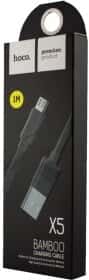 Кабель Hoco X5 X5MICROBLACK USB - Micro USB 1 м