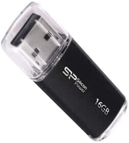 Флешка Silicon Power Ultima Ⅱ I-Series Black 16 ГБ