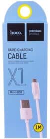 Кабель Hoco X1 X1MICRO1MWHITE USB - Micro USB 1 м