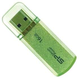 Флешка Silicon Power Helios 101 Green 16 ГБ
