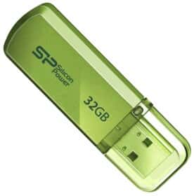 Флешка Silicon Power Helios 101 Green 32 ГБ