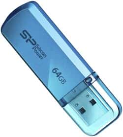 Флешка Silicon Power Helios 101 Blue 64 ГБ