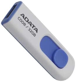 Флешка Adata C008 White/Blue 32 ГБ