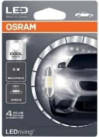 Автолампа Osram LEDriving C5W SV8,5 0,5 W прозрачная 6436CW01B