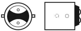 Автолампа Valeo Essential P21/5W BAY15d 5 W 21 W прозрачная 032107