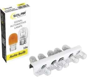 Автолампа Solar W21/5W WX3х16q 5 W 21 W прозрачная 1267