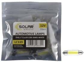 Автолампа Solar T11x39 SV8,5 белая LC339P