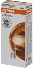 Автолампа Osram Original W5W W2,1x9,5d 5 W прозора 2825-K10SZT