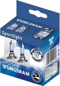 Автолампа Tungsram Sportlight H7 PX26d 55 W прозрачно-голубая 58520spu