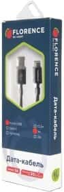 Кабель Florence Fabric FL-2203-KM USB - Micro USB 1 м