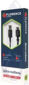 Кабель Florence Technic FL-2204-KM USB - Micro USB 1 м