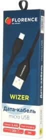 Кабель Florence Wizer FL-2111-KM USB - Micro USB 1 м