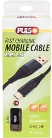Кабель Pulso CC-4201CBK USB - type-C 1 м