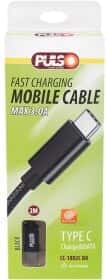 Кабель Pulso CC-1802CBK USB - type-C 2 м