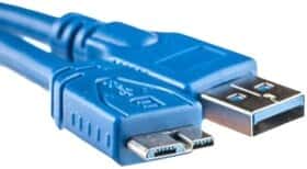 Кабель PowerPlant KD00AS1229 USB - Micro USB 0,1 м