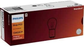 Автолампа Philips Standard P15W BA15d 15 W прозрачная 13402cp