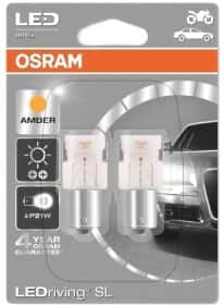 Автолампа Osram LEDriving P21W BA15s 1,1 W 7458YE-02B