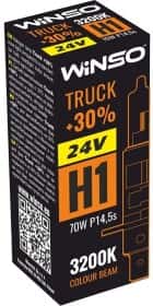 Автолампа Winso Truck H1 P14,5s 70 W прозрачная 724100