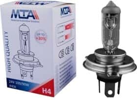 Автолампа MTA H4 P43t 90 W 100 W прозрачная 84213HBC1