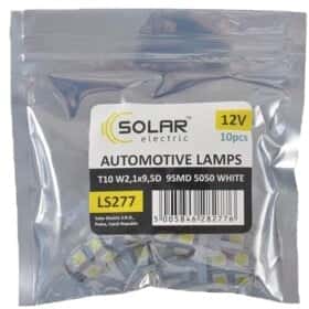Автолампа Solar T10 W2,1x9,5d LS277P