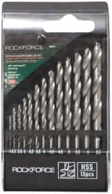 Набор сверл Rockforce спиральных по металлу RF-DBS13 1.5-6.5 мм 13 шт.