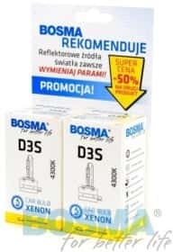 Автолампа Bosma D3S  PK32d-5 35 W прозрачная 9518d
